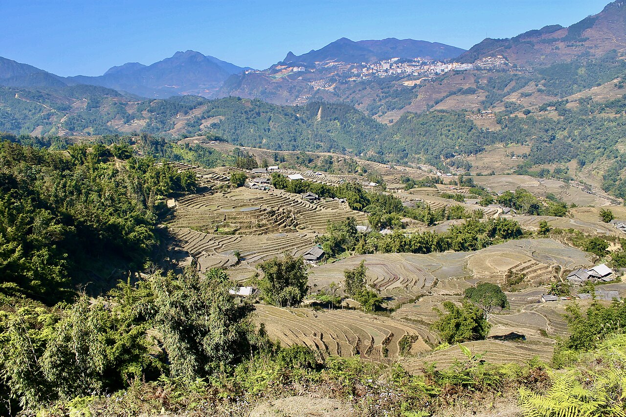Terrazas de arroz en Sapa, Vietnam